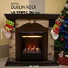 Электрокамин Real Flame Dublin ROCK AO с очагом 3D Olympic