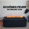 Электрокамин Custom  Графитовый Серый с очагом Schönes Feuer 3D FireLine 1000 (Cassette 1000)